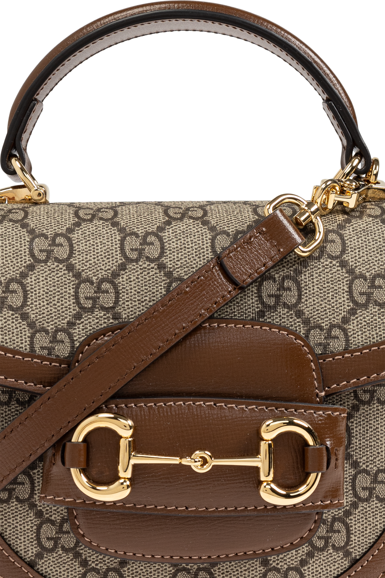 ハンドバッグ GUCCI SHOULDER BAG \"GUCCI HORSEBIT 1955\" SMALL SIZE Gucci Horsebit 1955 small shoulder bag in Beige GG Canvas